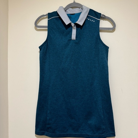 Women’s Oakley Blue Golf Sport Activewear Lightweight Tennis Tank Top No Size - Picture 3 of 16